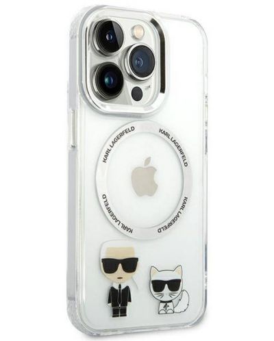 Калъф Karl Lagerfeld - MS Karl Choupette, iPhone 14 Pro Max, прозрачен - 4